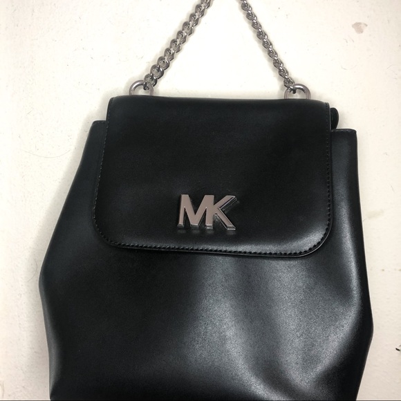 BLACK MICHAEL KORS LEATHER BACKPACK main image 8